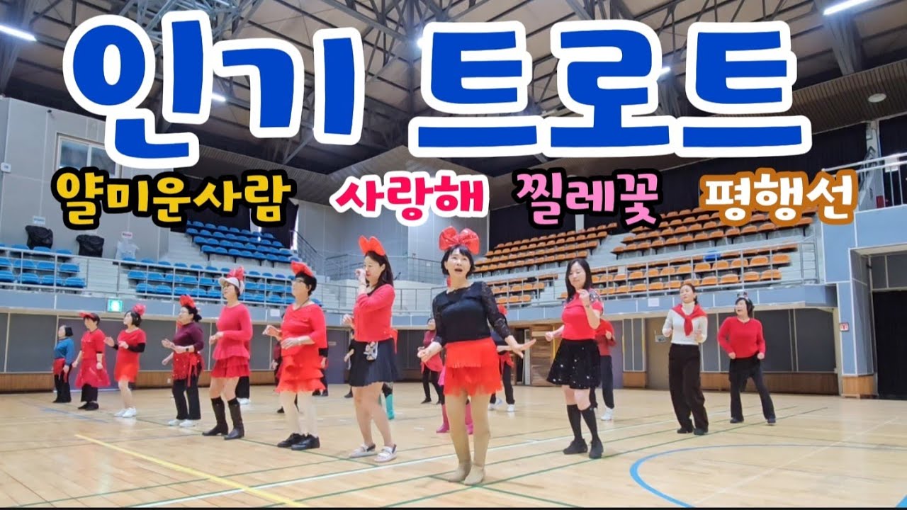 신나는  명절 인기 트로트 라인댄스 | 얄미운 사람 찔레꽃 평행선 사랑해 ㅣ 맘영라인댄스