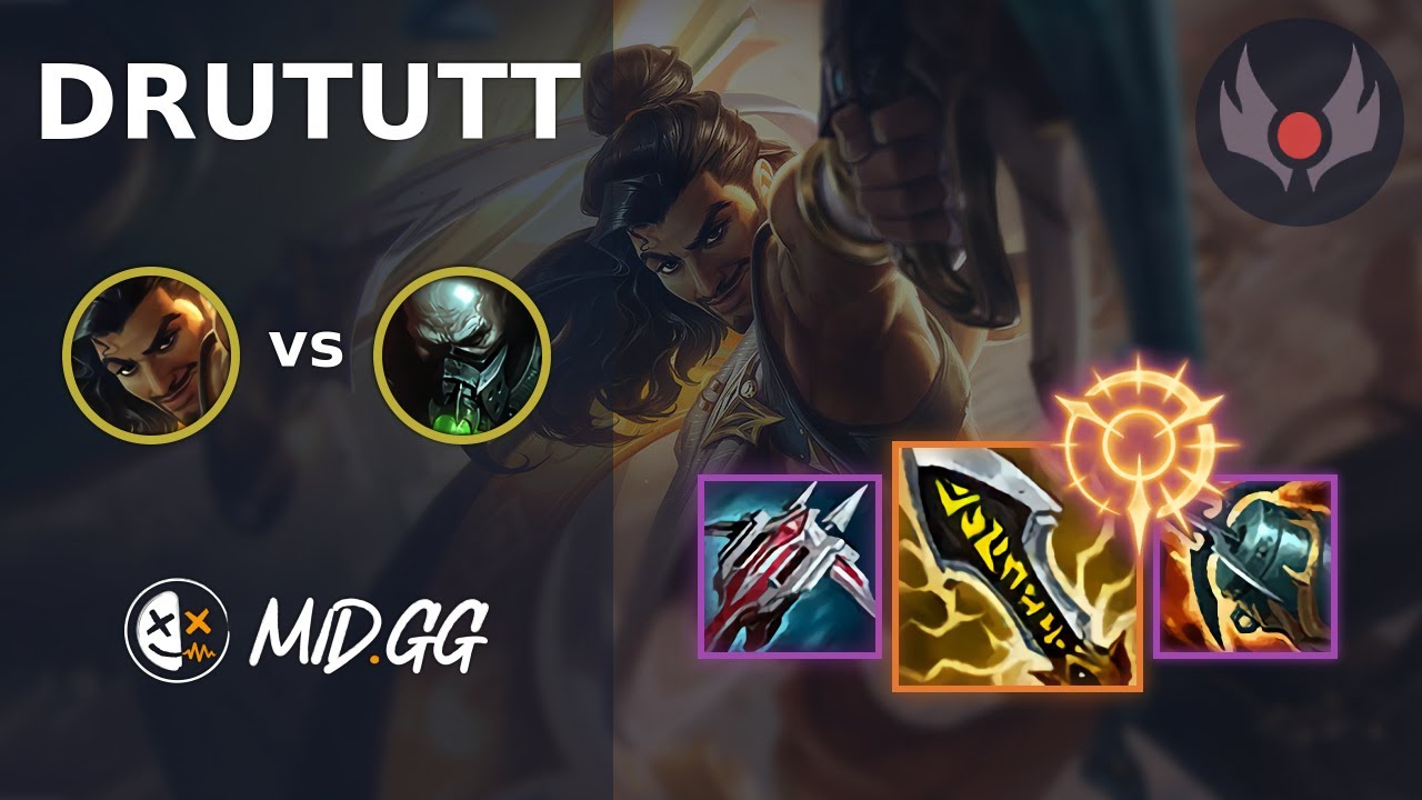 MID.GG: [ drututt ] Akshan TOP vs Urgot | EUW GRANDMASTER | LOL Season 2025