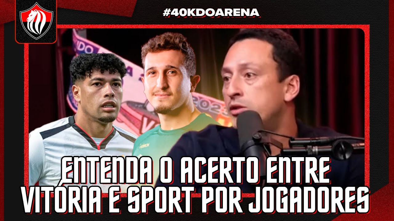 [CORTE] COUTO FICA? VOLANTE VAI PRO SPORT? ENTENDA O ACERTO ENTRE VITÓRIA E SPORT POR JOGADORES