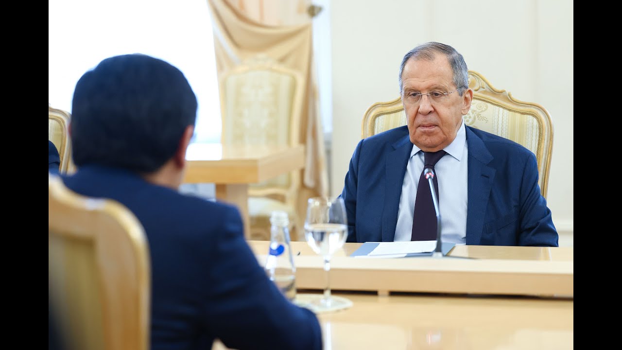 С.Лавров и Б.Саидов, Москва, 22 мая 2023 года