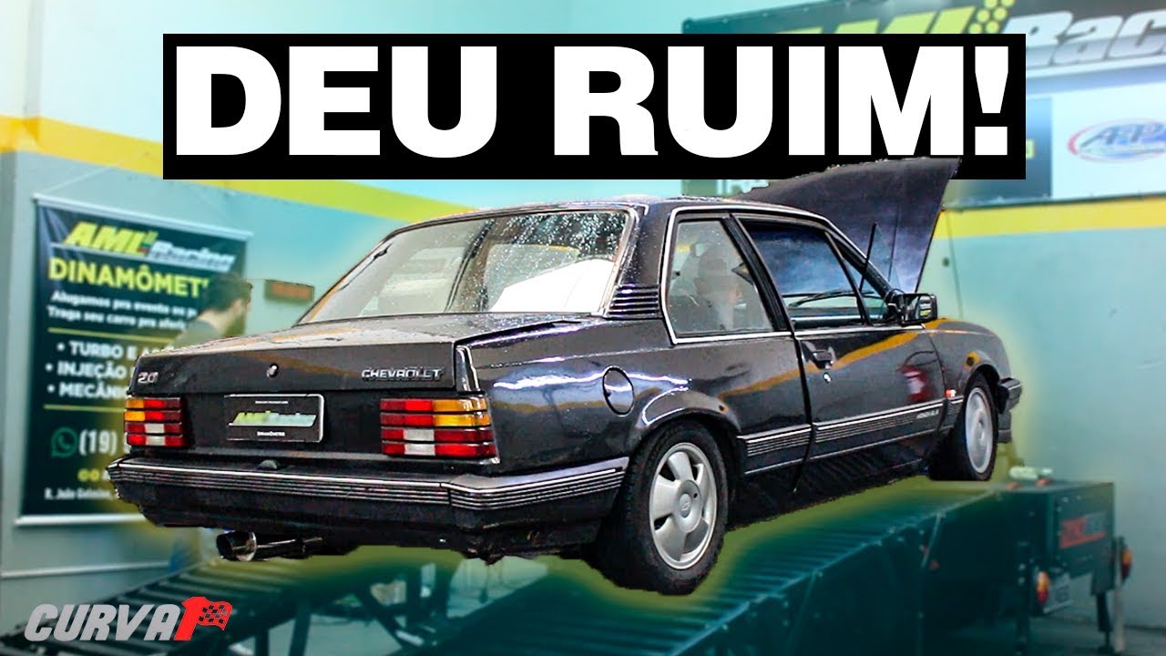 DEU RUIM NO MONZA 2.0 EM CIMA DO DINAMÔMETRO