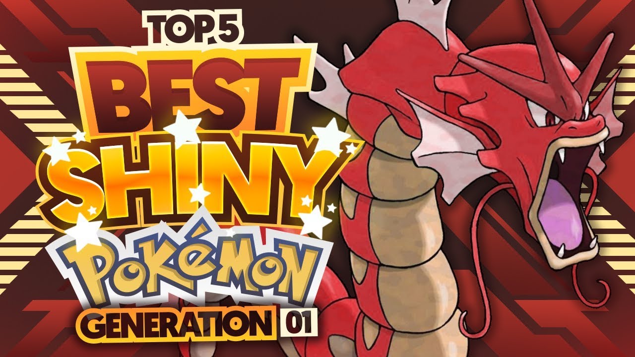 Top 5 BEST Shiny Generation 1/Kanto Pokemon