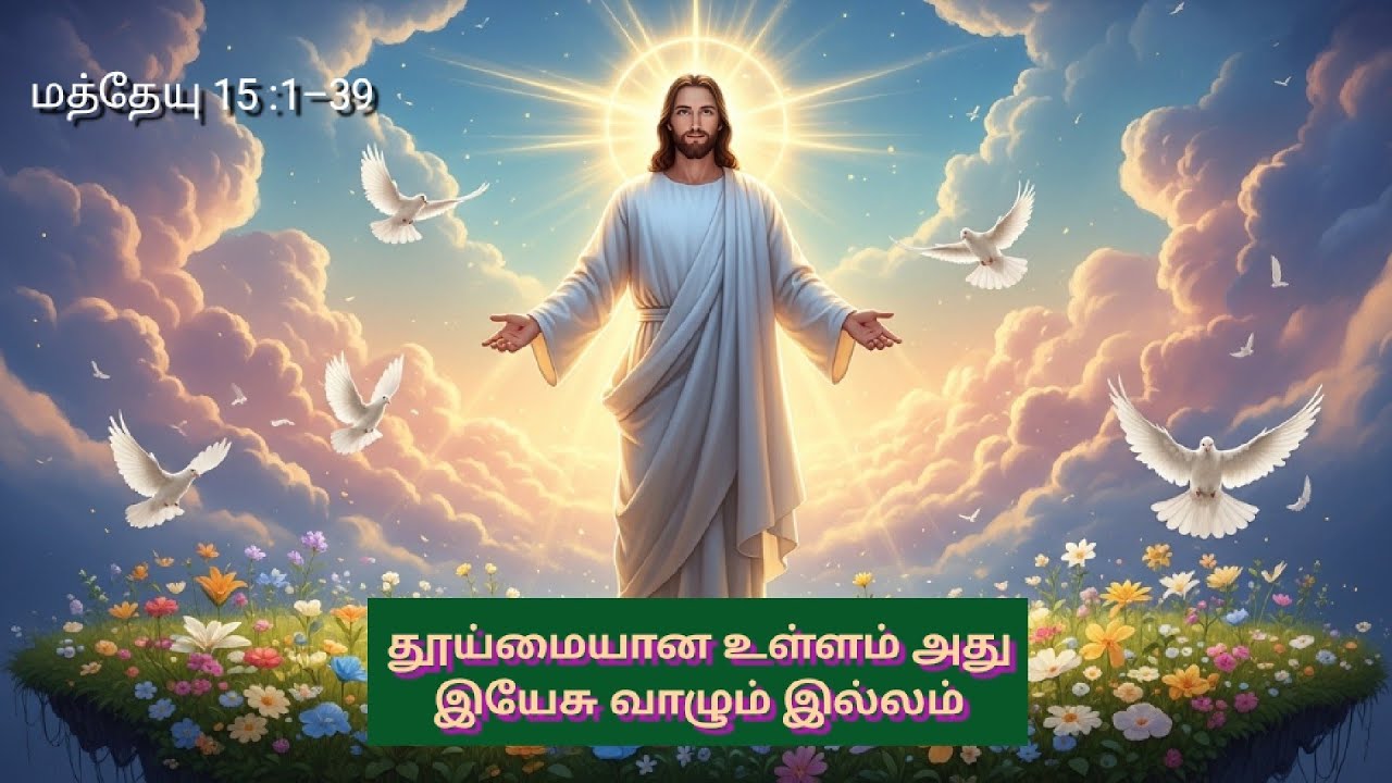   மத்தேயு 15-1–39 உள்ளத்தில் தூய்மை, பைபிள் பாடலாகிறது Bible Paadalakirathu