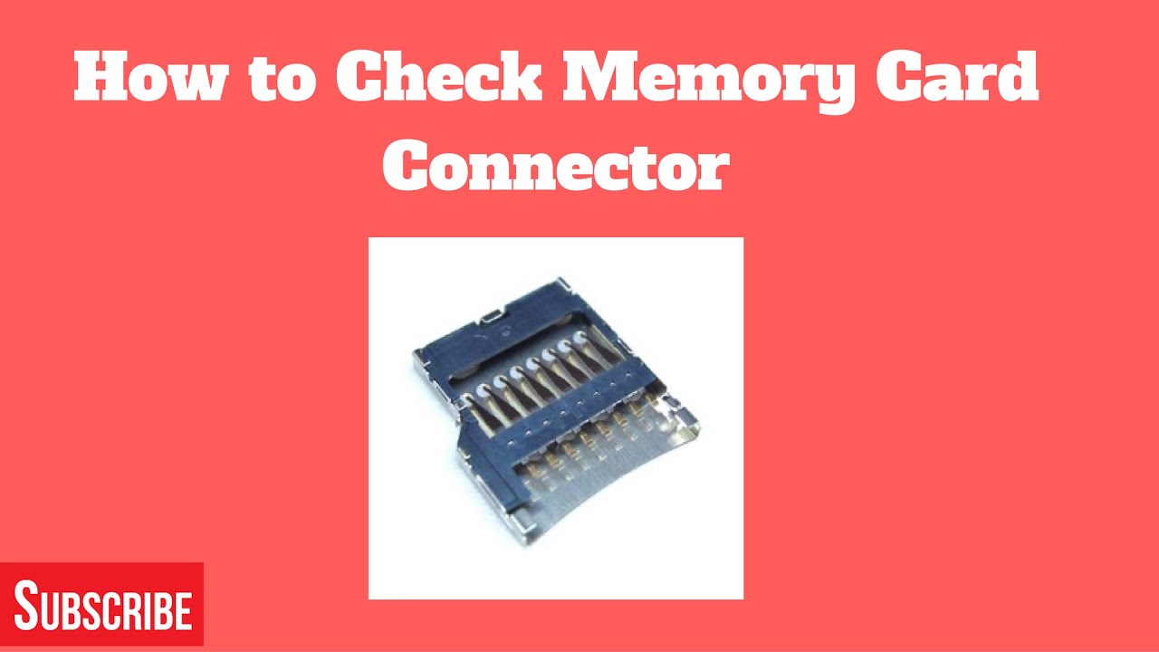 How to Check Memory Card Connector with Multi-Meter (Day - 16)