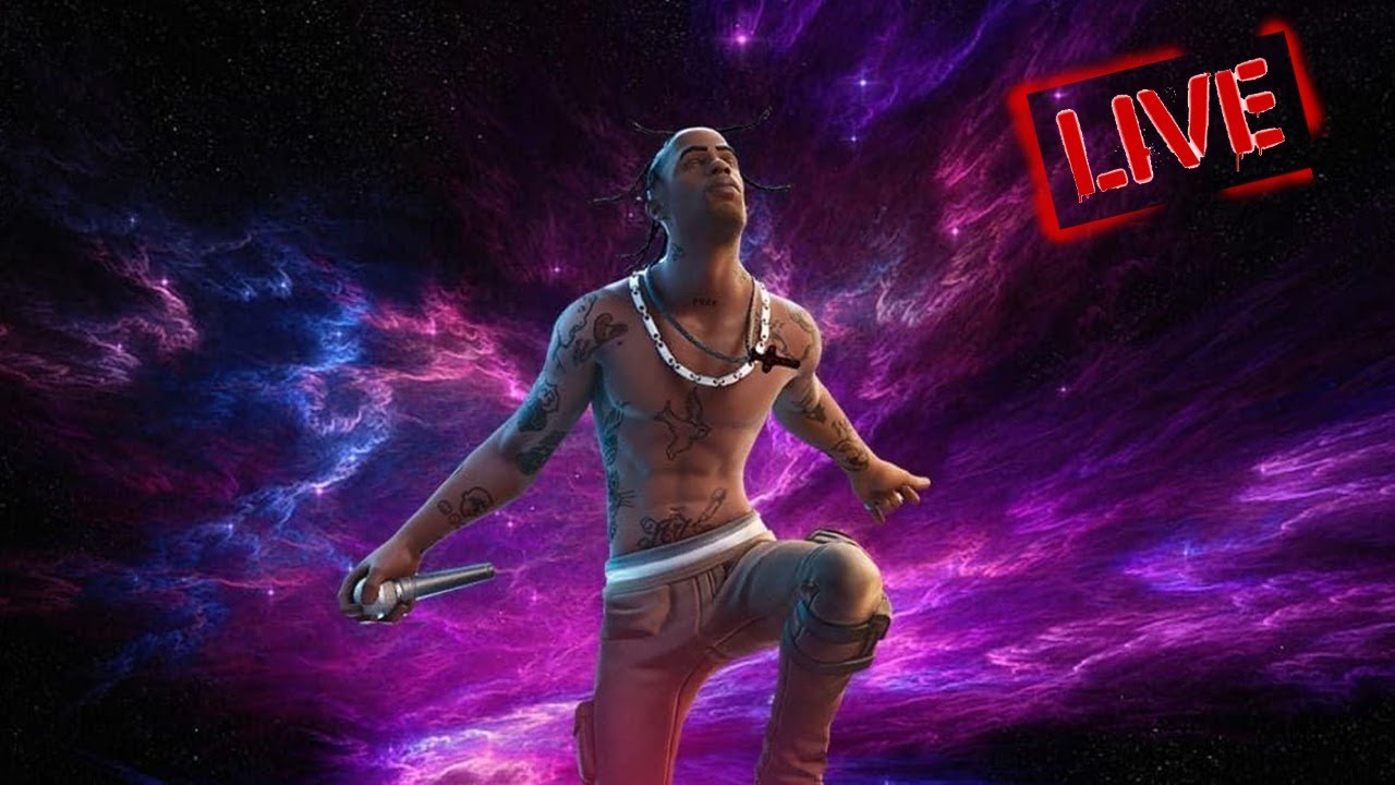 Fortnite Travis Scott Event Full HD! (FREE ASTROWORLD CONCERT) *LIVE NO COMMENTARY*