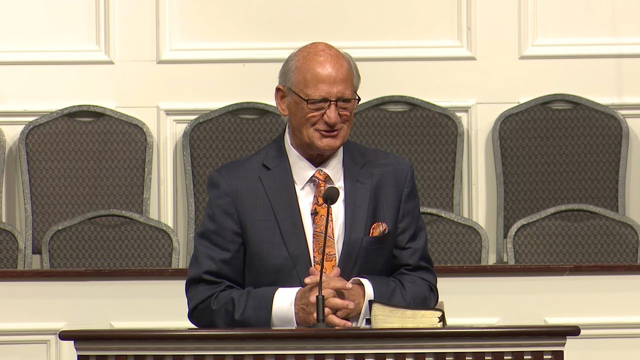 Dr. Jack Trieber preaching 