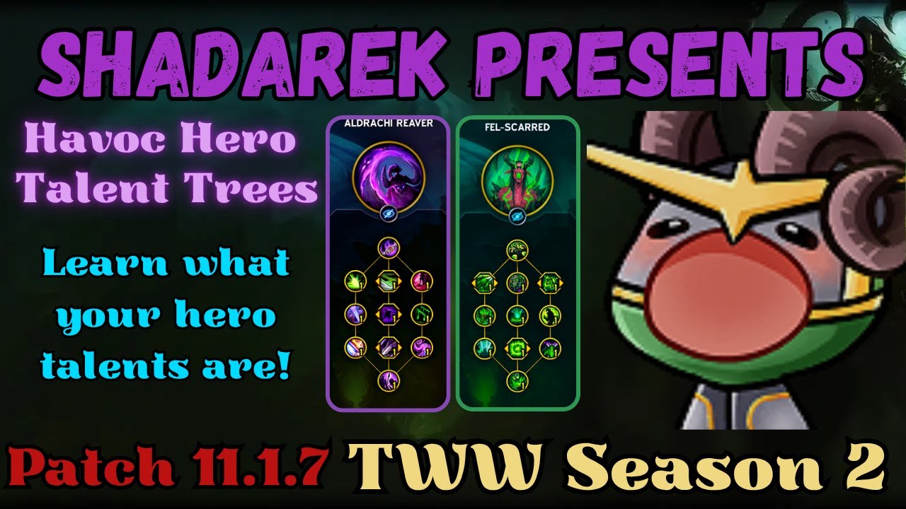 Havoc DH Hero Talents | Fel Scarred & Aldrachi Reaver Talents Explained | TWW Season 2