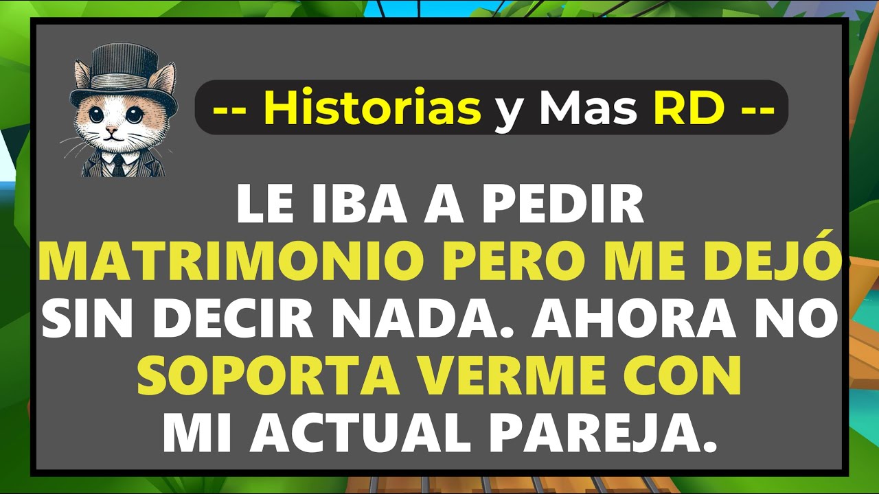 Le iba a pedir matrimonio, pero me dejó sin decir nada. Ahora no soporta verme con mi actual pareja.