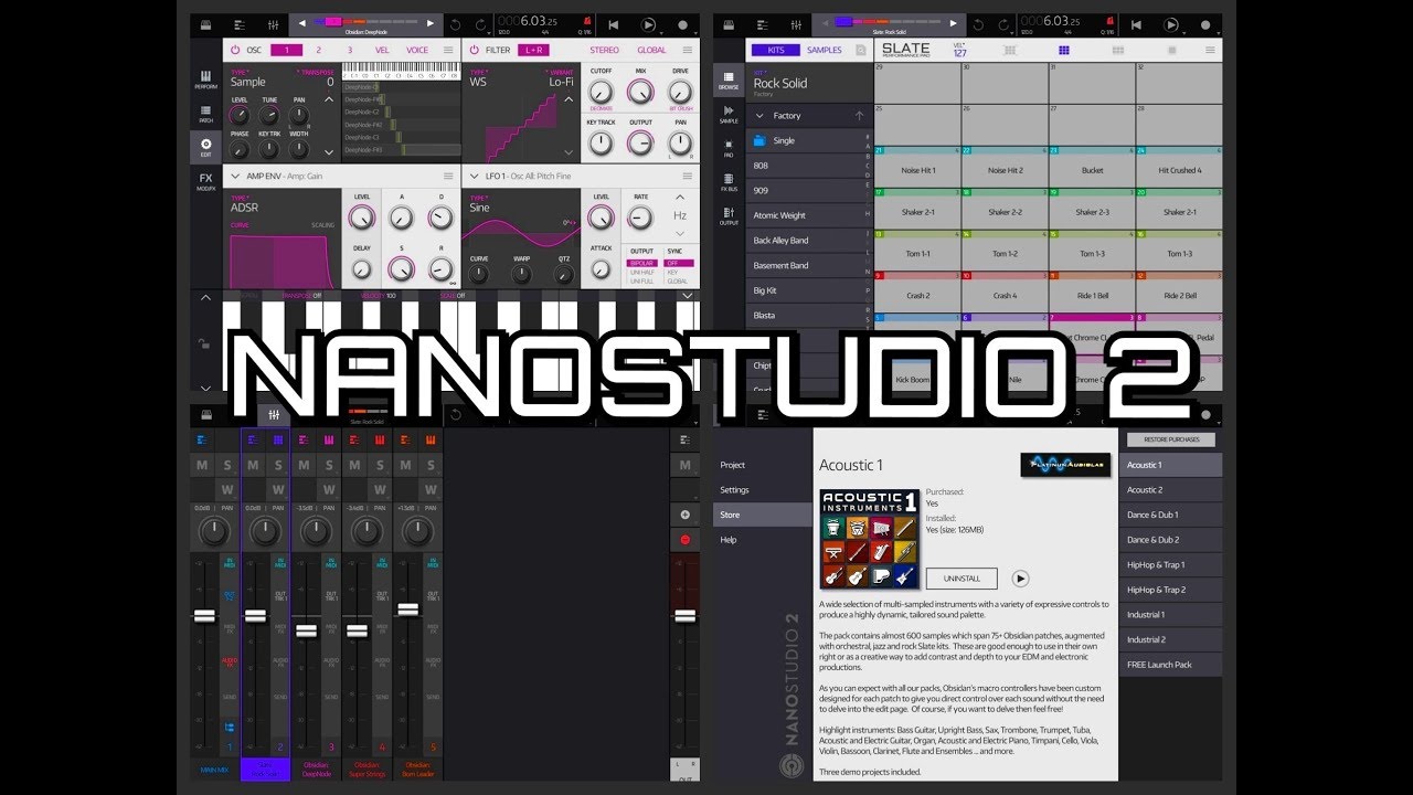 NANOSTUDIO 2 &mdash; руководство по настройке и быстрому старту для iPad