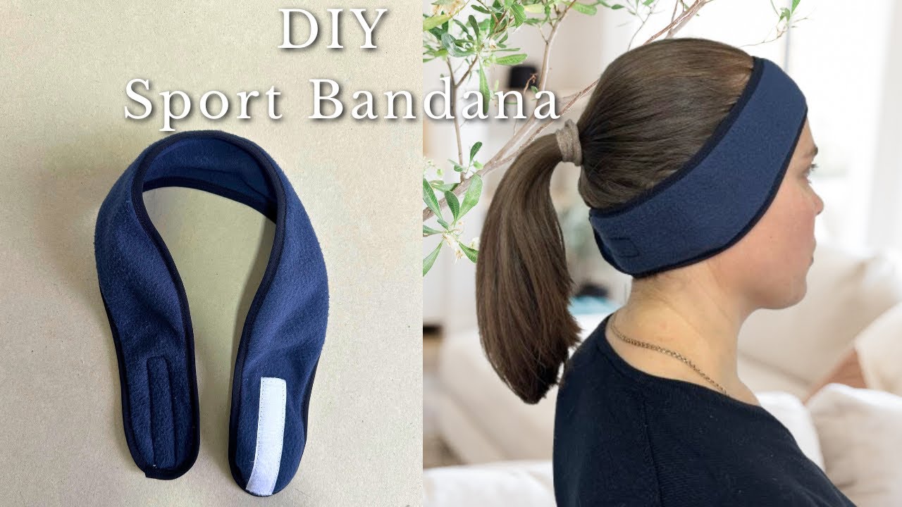 How to Sew a Sport Bandana | DIY Wind Protection Tutorial