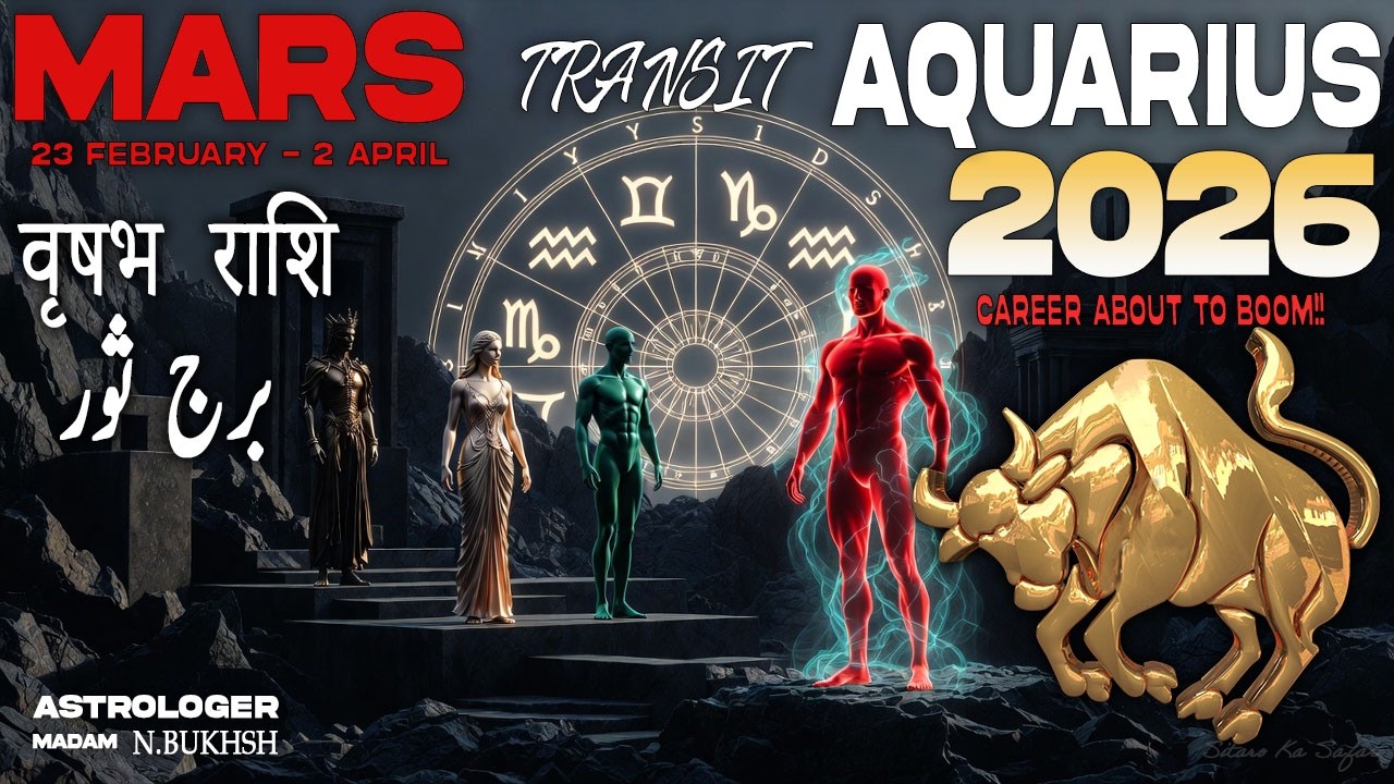 Mars Transit 2026 Taurus | Vrishabh Rashi Career Power & Authority Rise