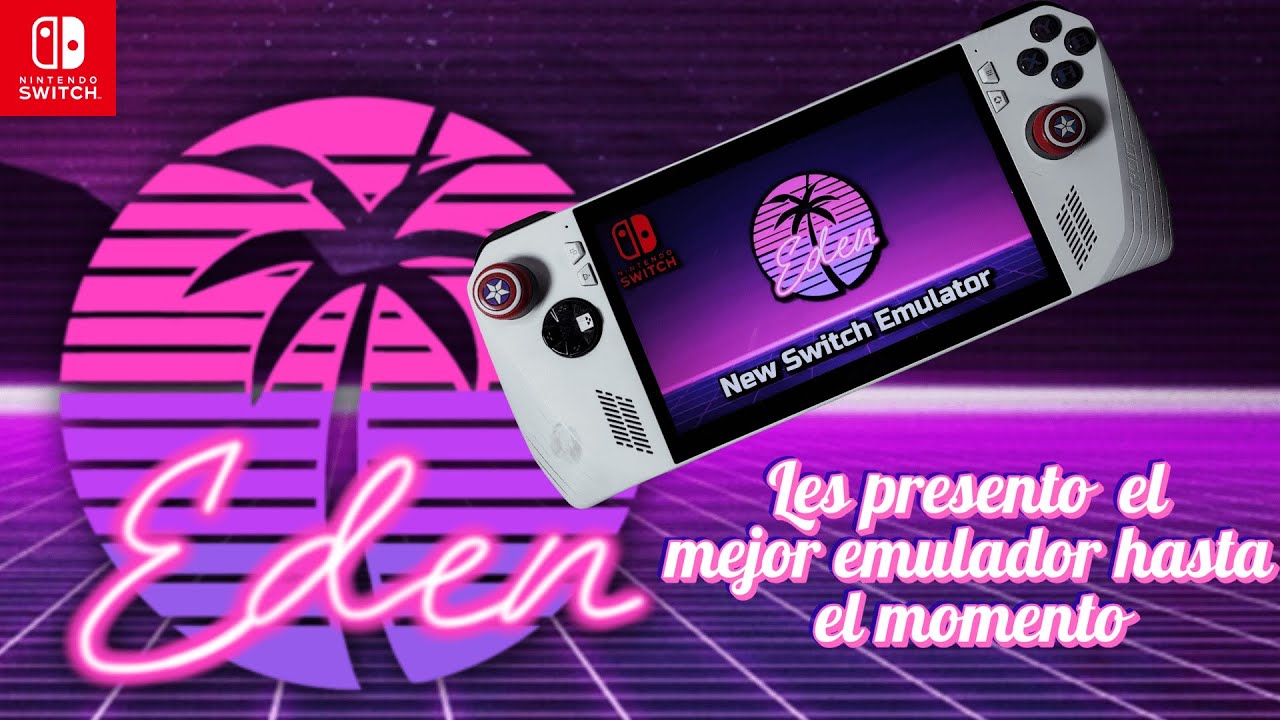 EDEN EMULATOR es INCREIBLE en la ASUS ROG ALLY Z1E y aqui te lo demuestro con su mejor CONFIGURACION