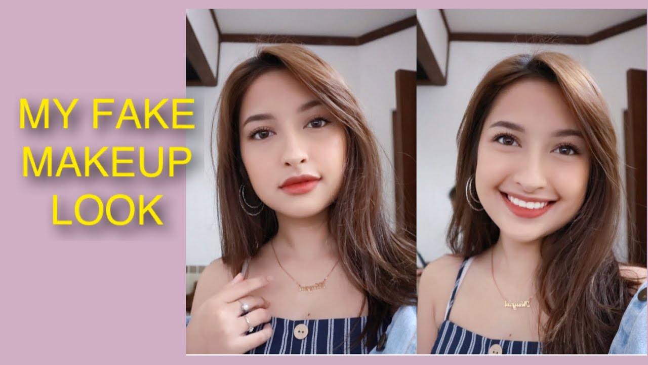 MY FAKE MAKEUP LOOK | Jennifercoppen