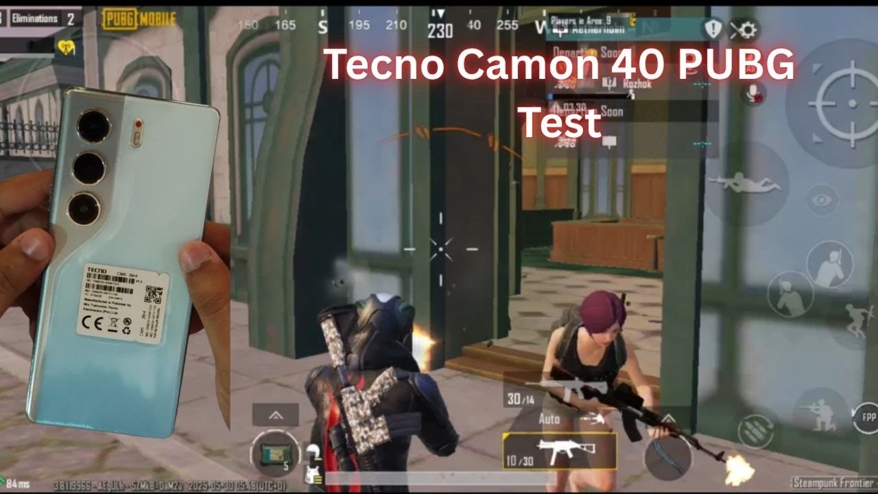 Tecno Camon 40 PUBG Test