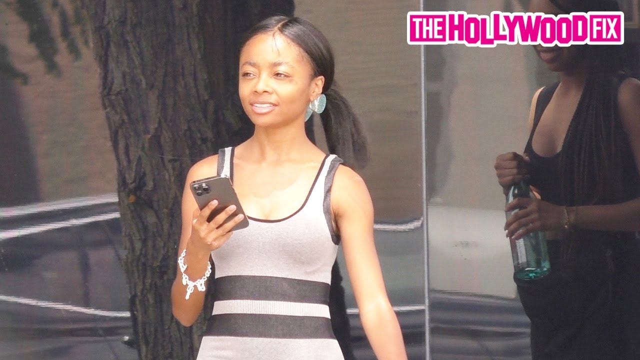 Skai Jackson & Kyla Drew Wrap Up Their Morning Workout Together At DogPound Gym In West Hollywood