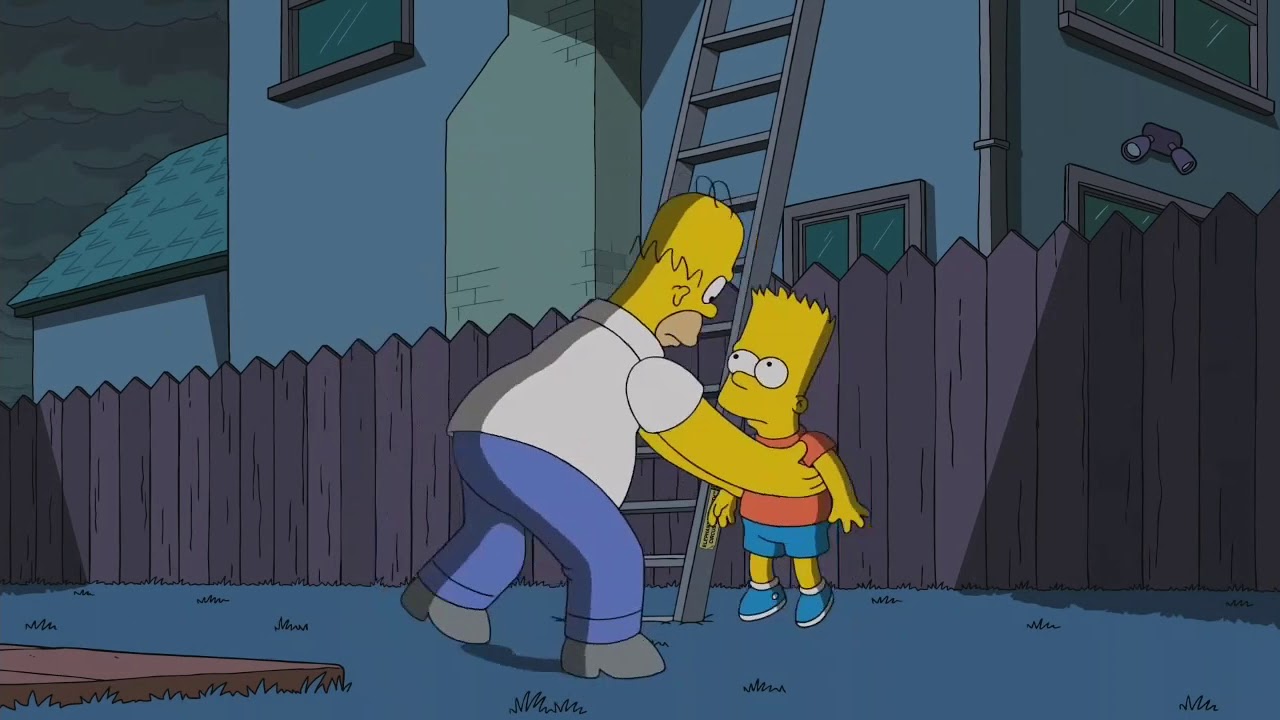 NA BARTA UHODIL BLESK SIMPSONOVI SCÉNKA