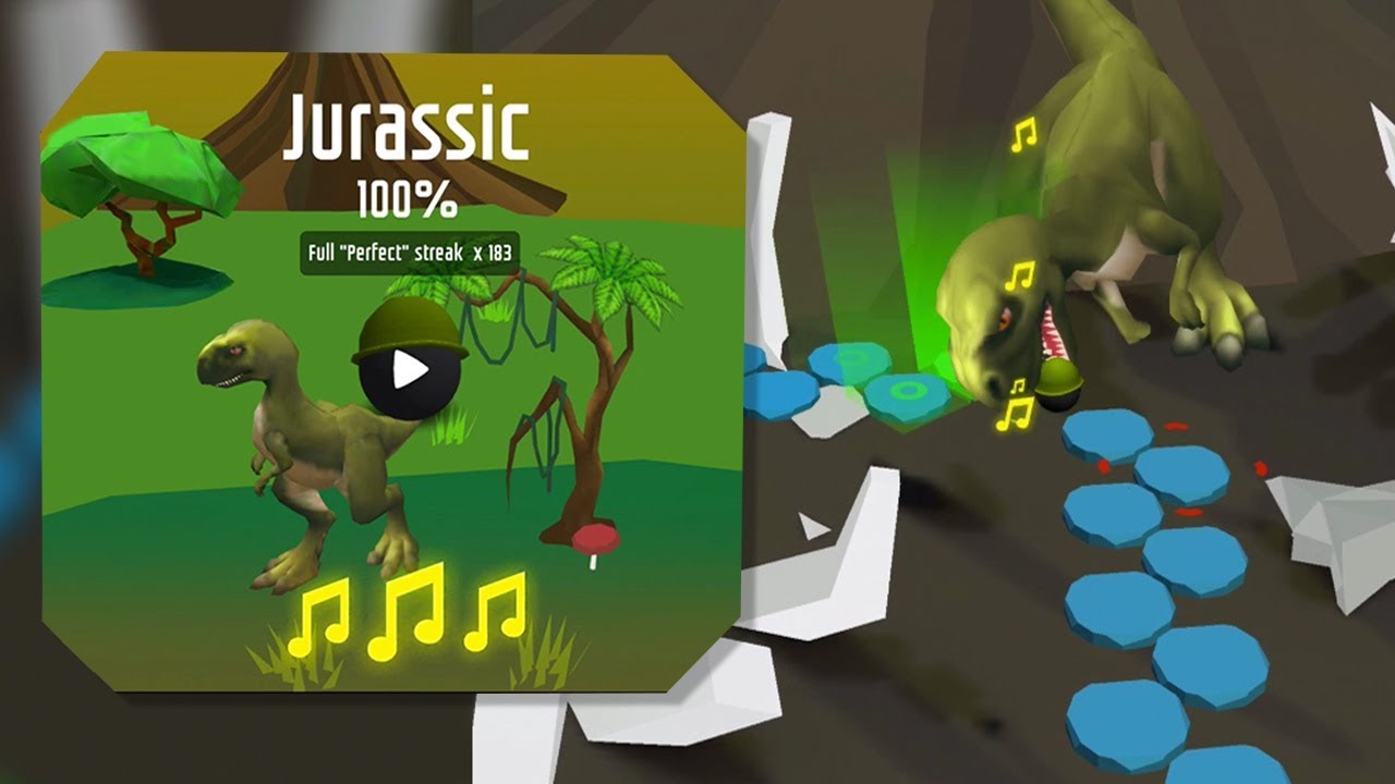 Dancing Ball World - Jurassic