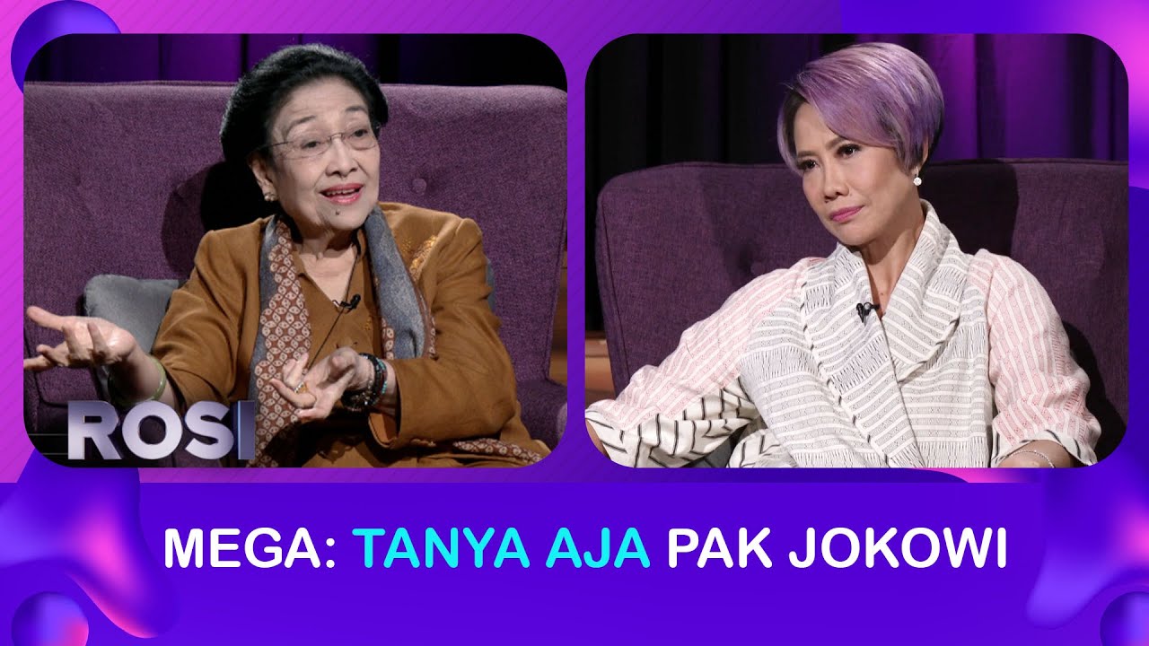 Pengakuan Mega Tak Pernah Dikte Jokowi Hingga Jawab Kekhawatiran Bayang-Bayangi Ganjar Mahfud | ROSI