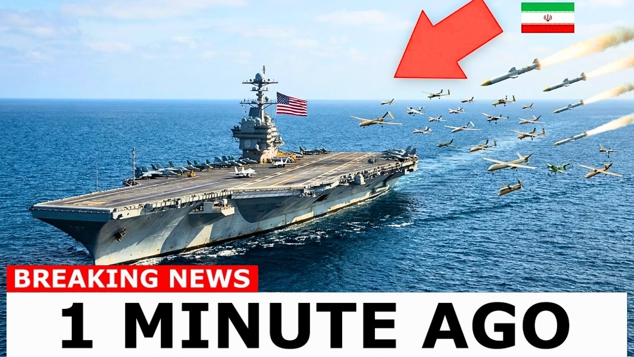 Iran Sent 200 Drones at USS Gerald R. Ford — 16 Missiles Never Made It Back