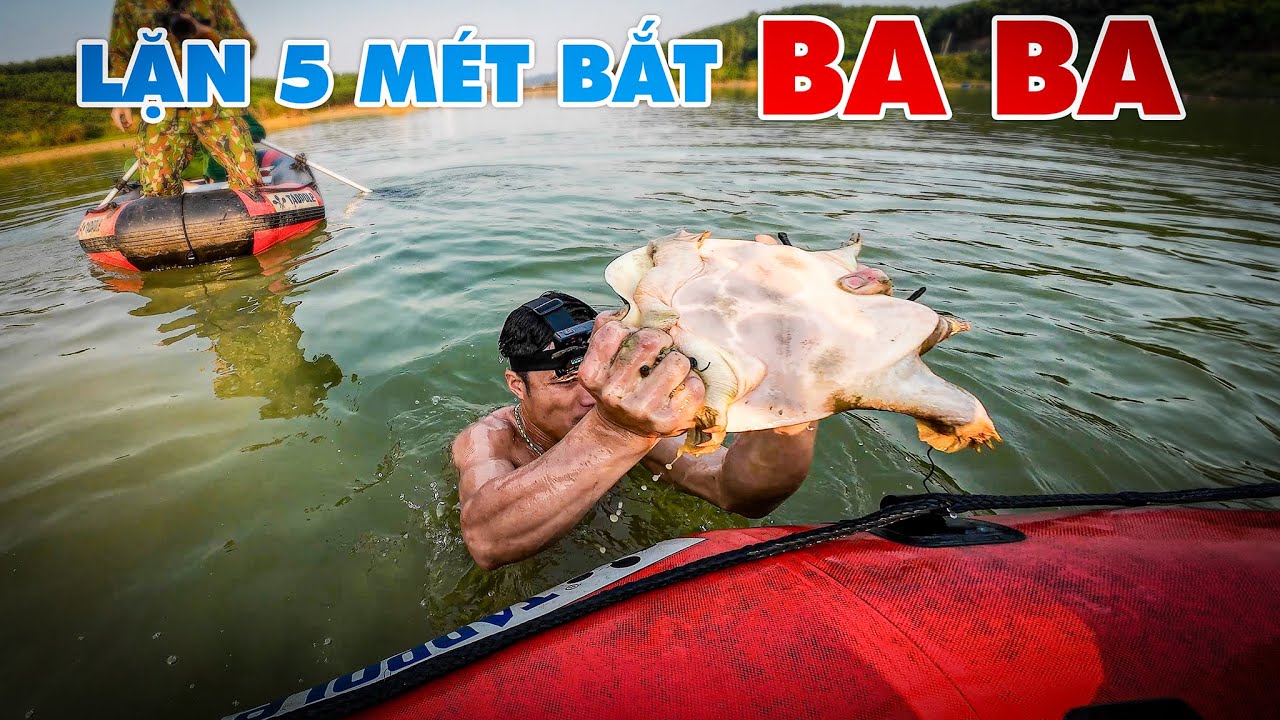 Đẳng Cấp Tay Không Lặn Ba Ba Dưới Đáy hồ - Thợ Rừng