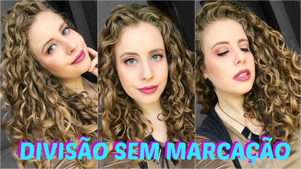DIVISÃO DE CABELO ONDULADO / CACHEADO SEM MARCAÇÕES | Guia Ondulado