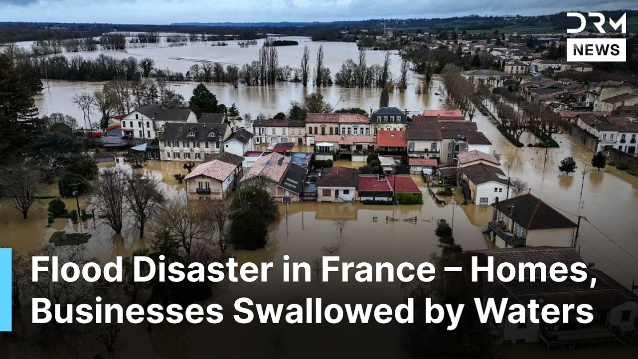 BREAKING NEWS: Storm Nils Triggers Severe Flooding Across Southwest France | DRM News | AL1N