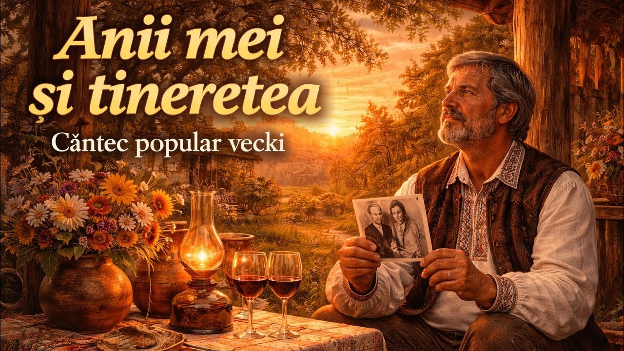 Anii mei și tinerețea – Cântec popular vechi | Folclor românesc de dor și amintire 🌅