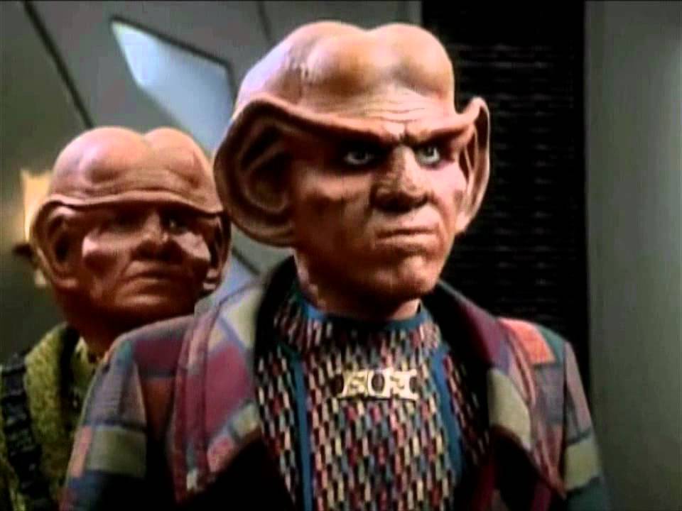 The female Ferengi, Quark and the Nagus