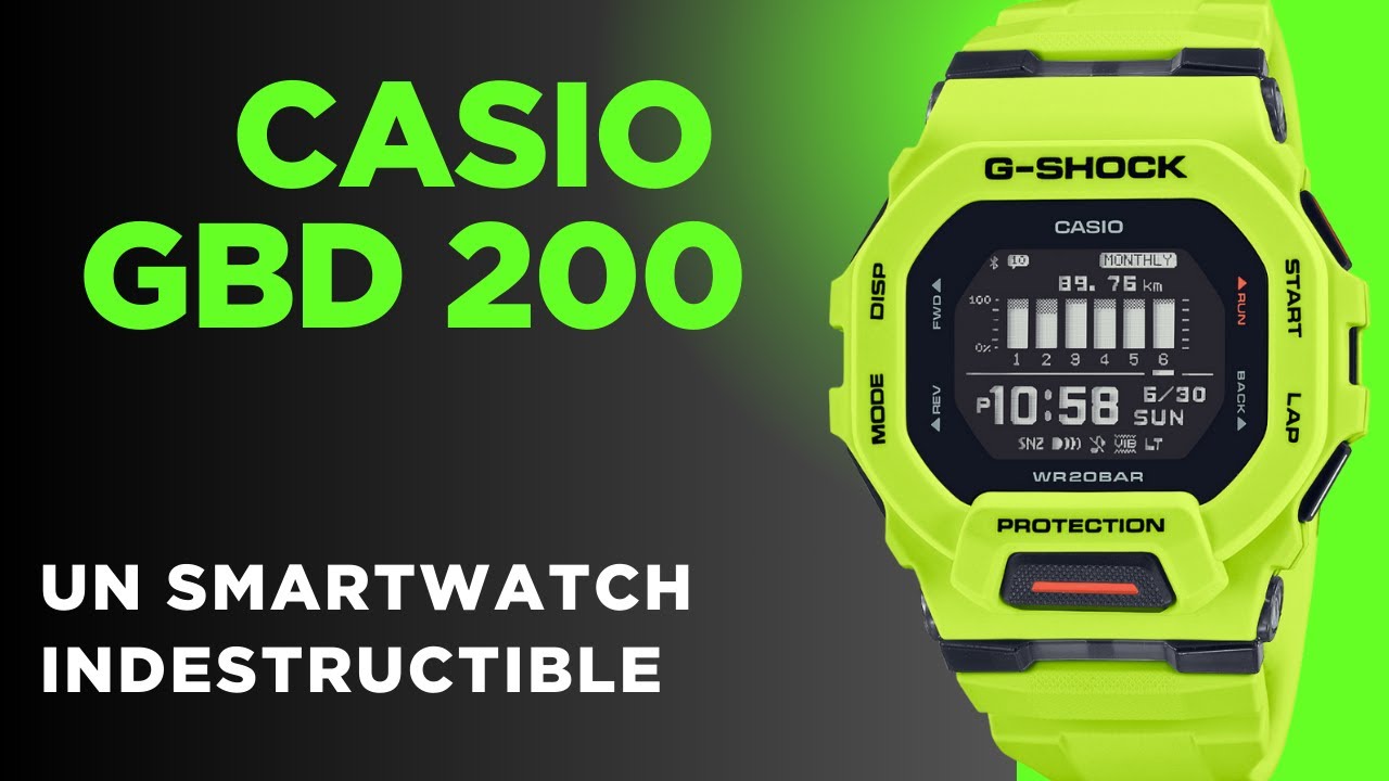 CASIO GBD200 UN SMARTWATCH INDESTRUCTIBLE