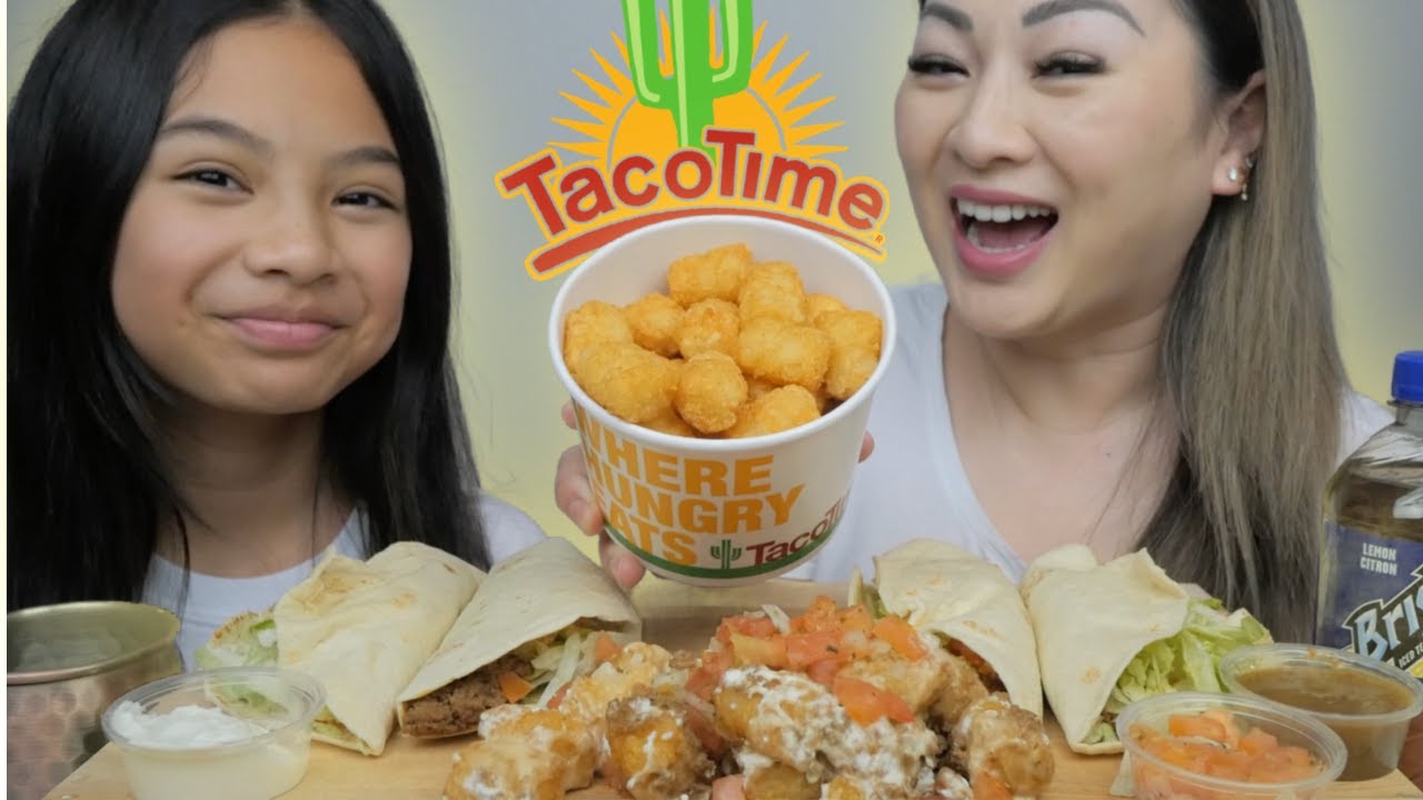Taco TIME Mukbang | Sissi&Emma