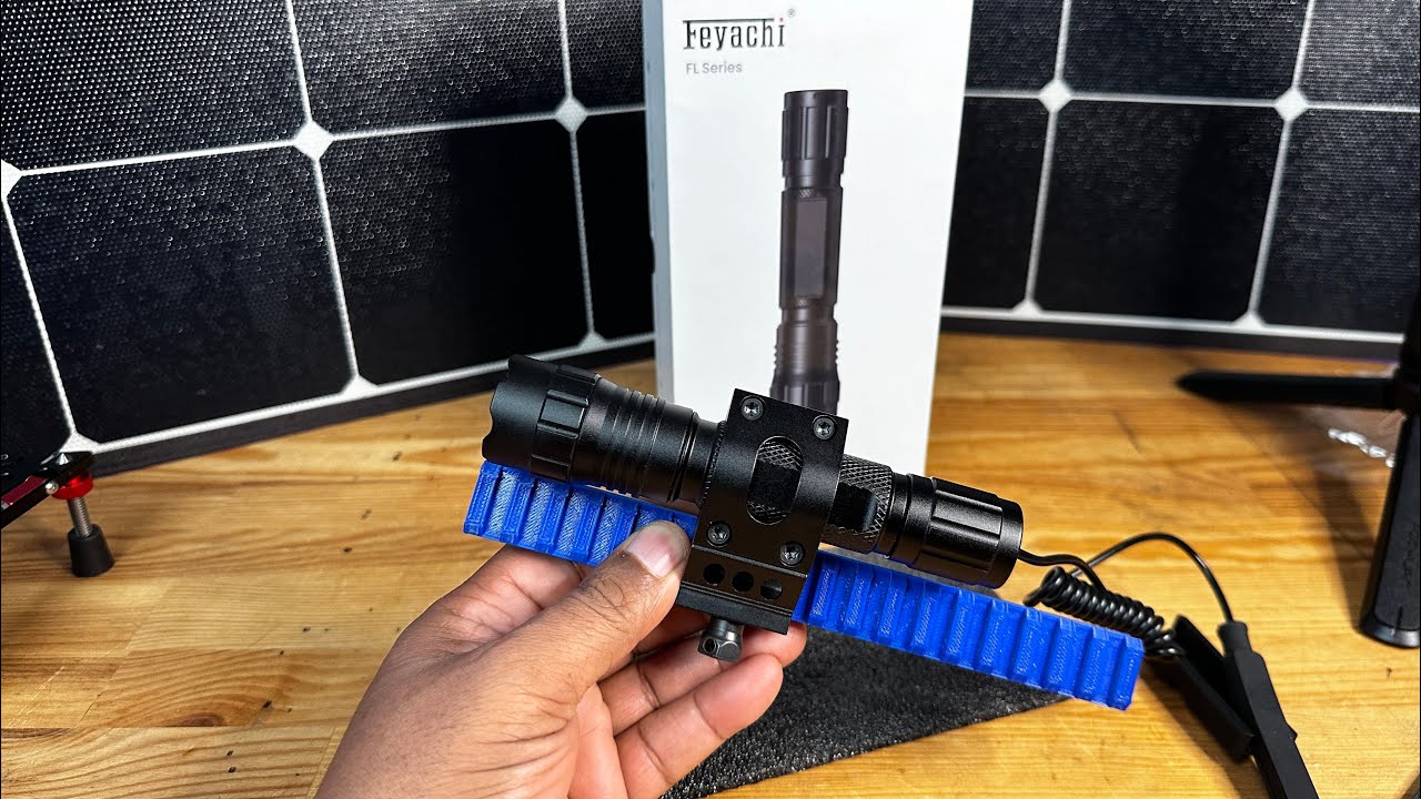Feyachi 1500 Lumen LED Tactical Flashlight Rechargeable