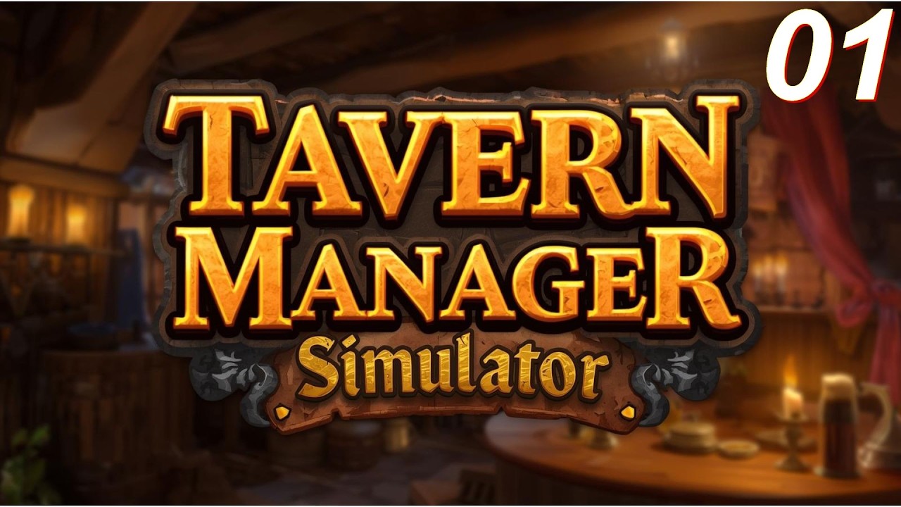 TAVERN MANAGER SIMULATOR #01 - COMEÇAMOS NOSSA TAVERNA MEDIEVAL! BORA LUCRAS! SÓ GAMEPLAY!