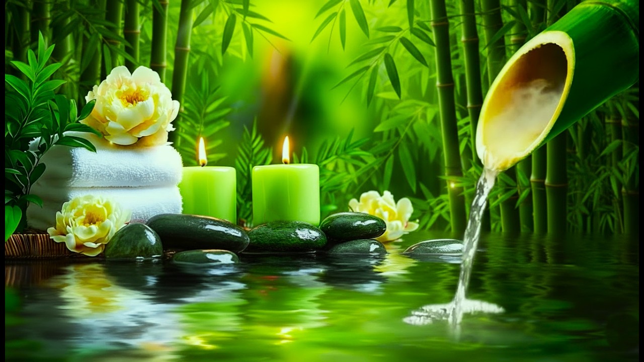 Relaxing Piano Sleep Music with Water 🌿 Insomnia Cure Soundscape