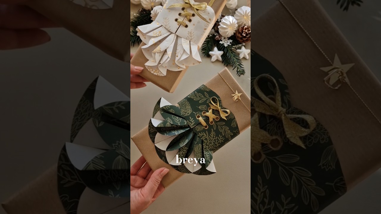 Geschenk verpacken  Gift #diy #christmas #papercraft #shorts #craft #gift #giftwrapping #giftideas