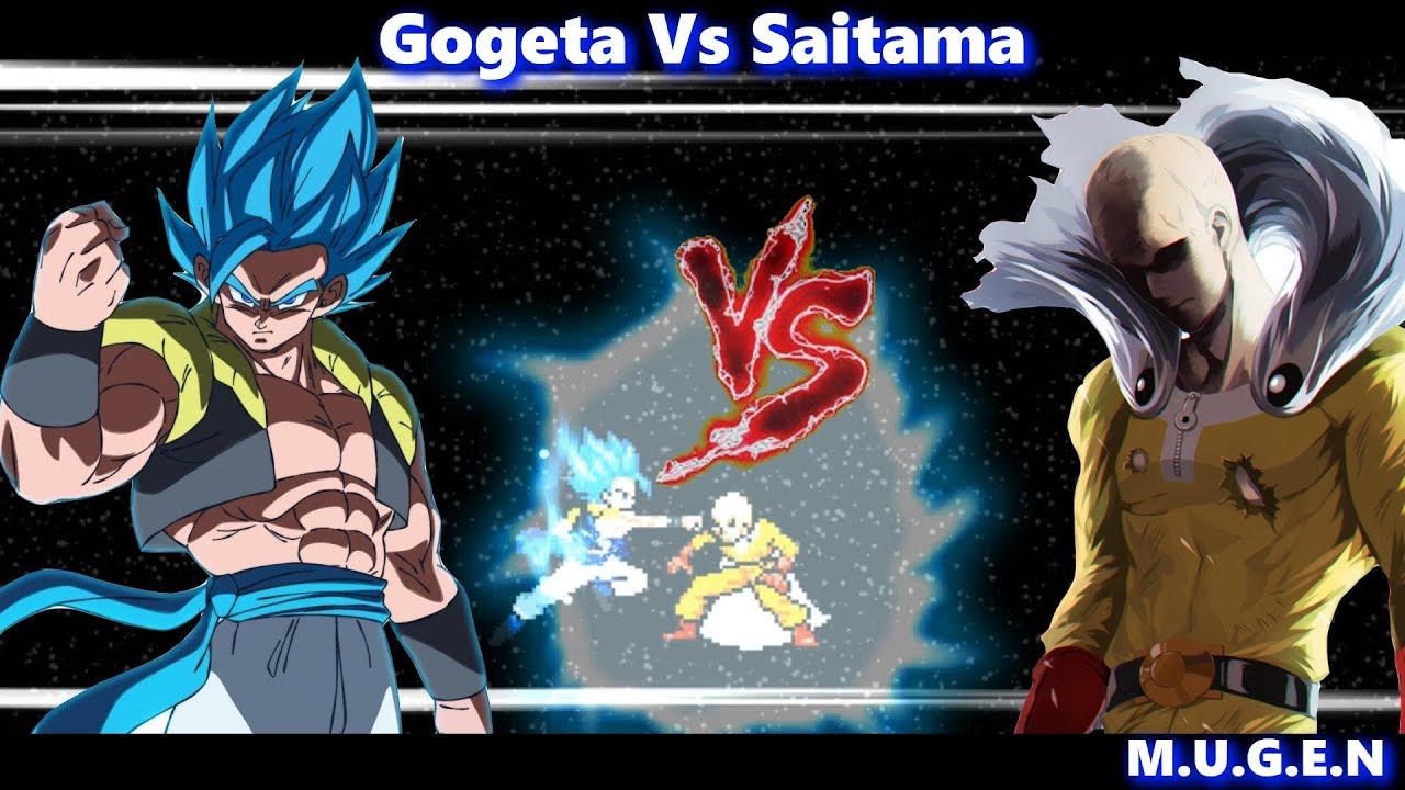 [What-IF] Gogeta(All Forms) Vs Saitama (One Punch Man) || Sprites