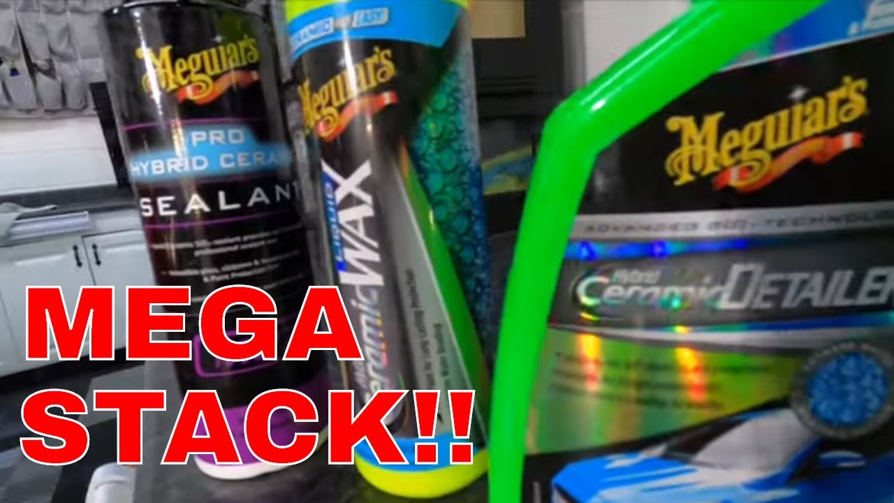 A Mega MEGUIAR'S Stack!! How Does It Hold Up? Let's Find Out!!