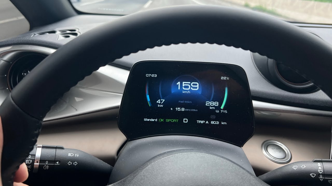 Quanto gasta de bateria o BYD Dolphin andando forte? (Teste de 100km de distância)