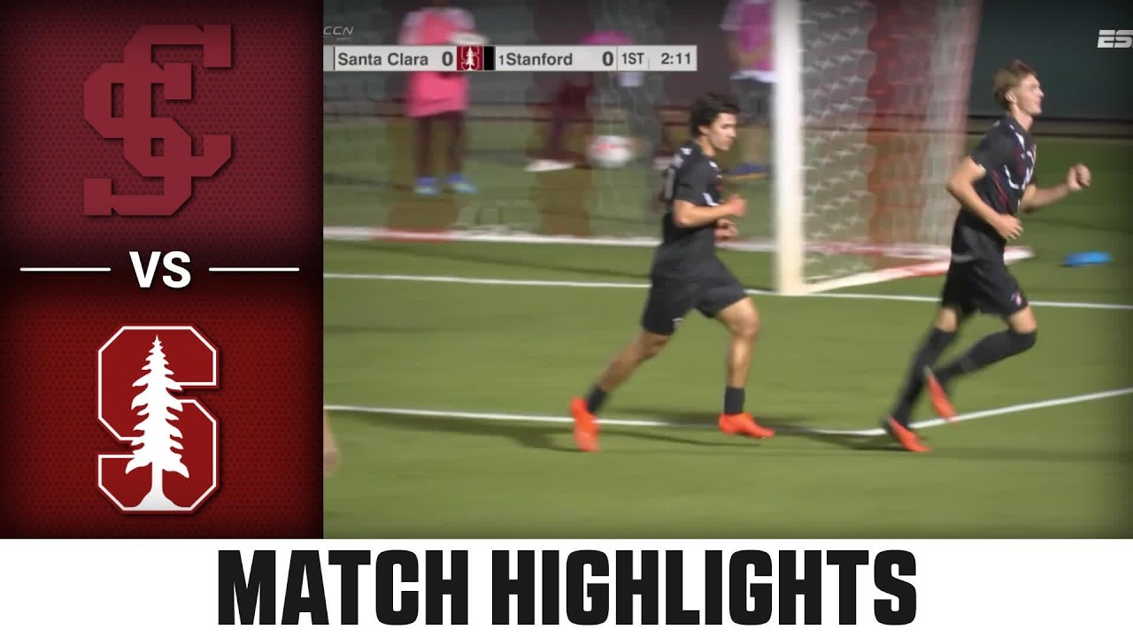 Santa Clara vs. Stanford Match Highlights | 2026 ACC Men's Soccer