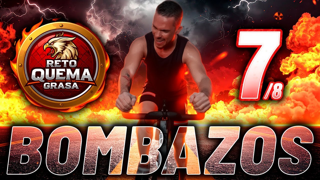 💣Clase de Spinning con Música EXPLOSIVA para ADELGAZAR 🔥 DÍA 7 de 8