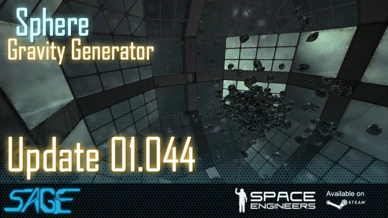 Space Engineers, Sphereical Gravity Generator (Update 01.044)