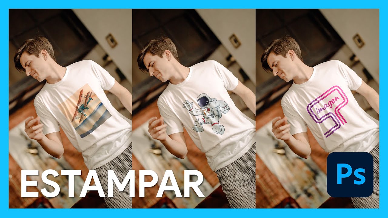 ✅ Colocar LOGO en CAMISETA | ESTAMPADOS en Photoshop
