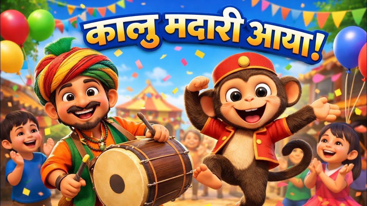 Kalu Madari Aaya !! Madari Saath Bandar
