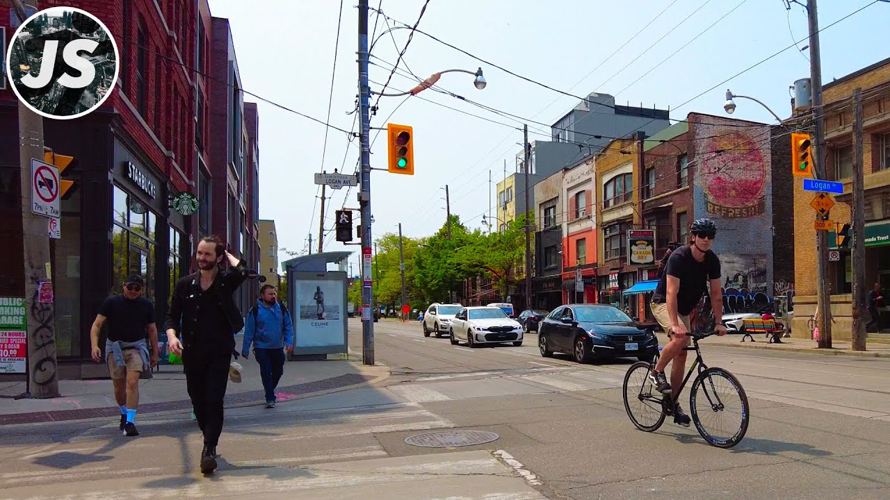 Leslie Street & Queen East in Leslieville | Spring Toronto Walk