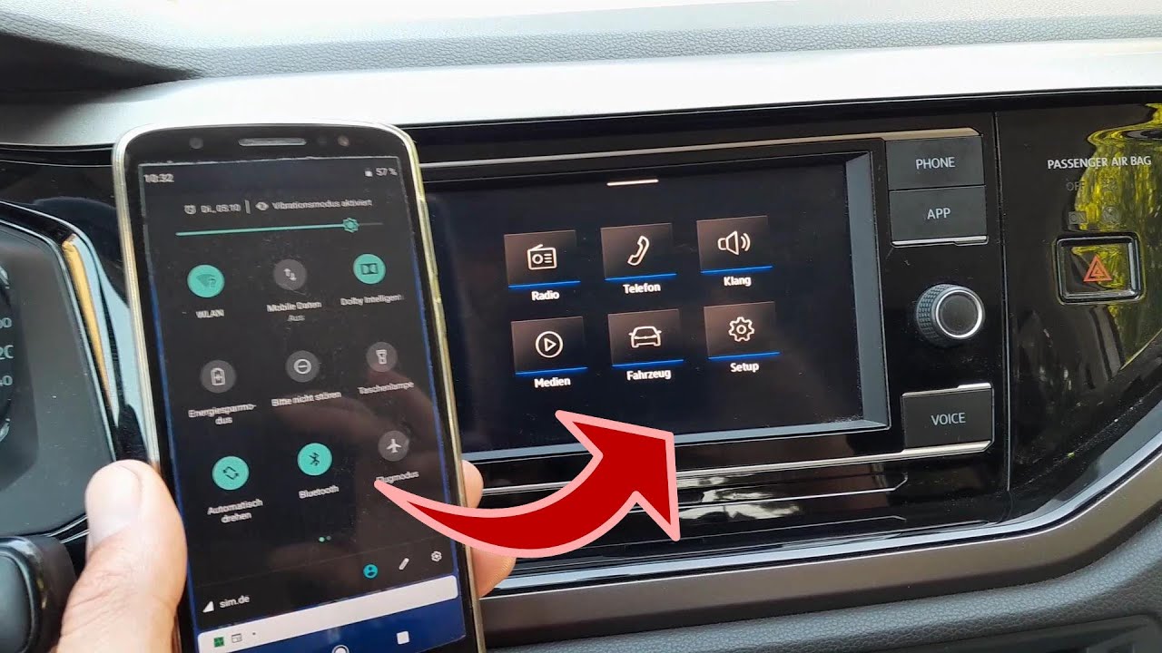 Handy &uuml;ber Bluetooth mit VW Auto verbinden & koppeln | Anleitung