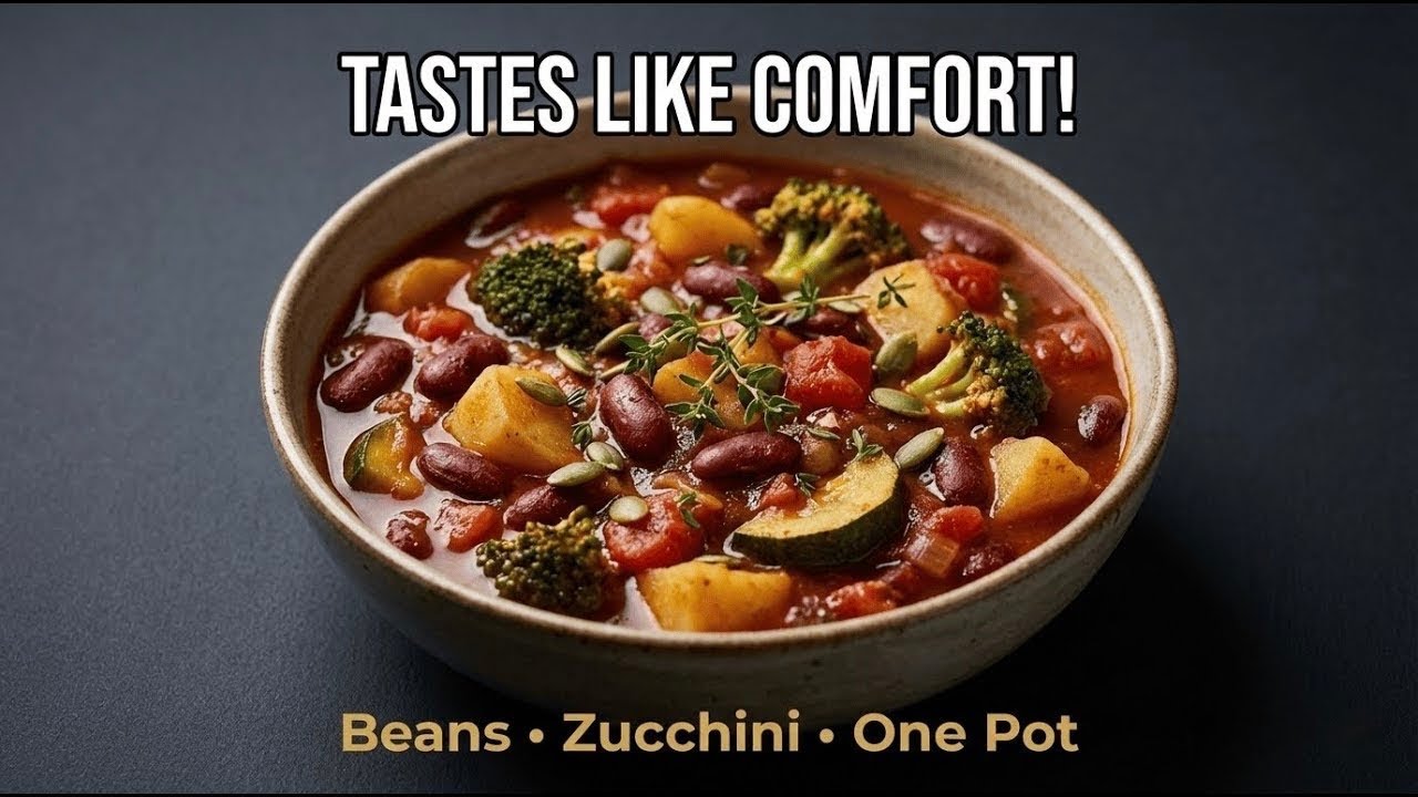 This 20-Minute Bean Stew Tastes Like a Hug — And It’s 100% Plant-Based! 🤗
