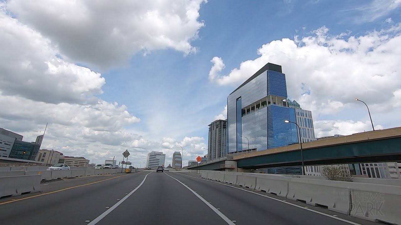 Driving from Walt Disney World to Downtown Orlando | Interstate 4 East March 2020 Ultimate I-4 E