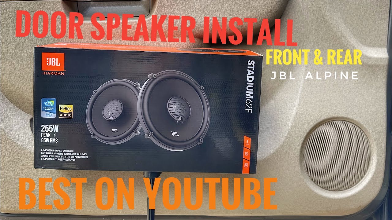 Установка динамиков в передние и задние двери Chevy Silverado | JBL Stadium 62F | Alpine S2.S65 6,5&rdquo;