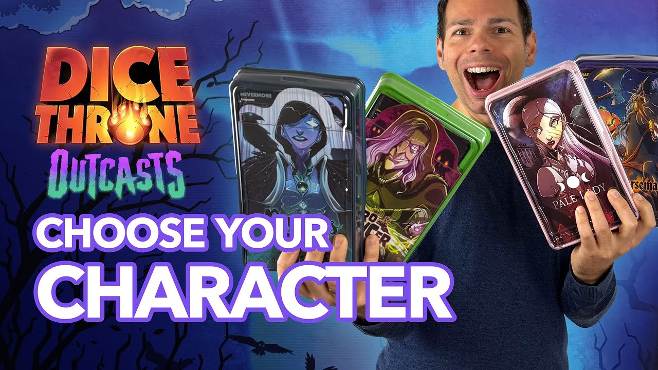 Dice Throne Outcasts Characters & Unboxing | Kickstarter Edition Board Game