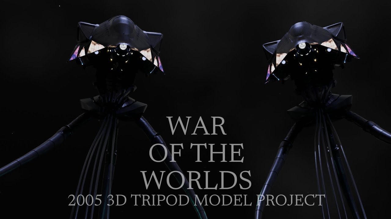 War of the worlds 2005 3d model tripod