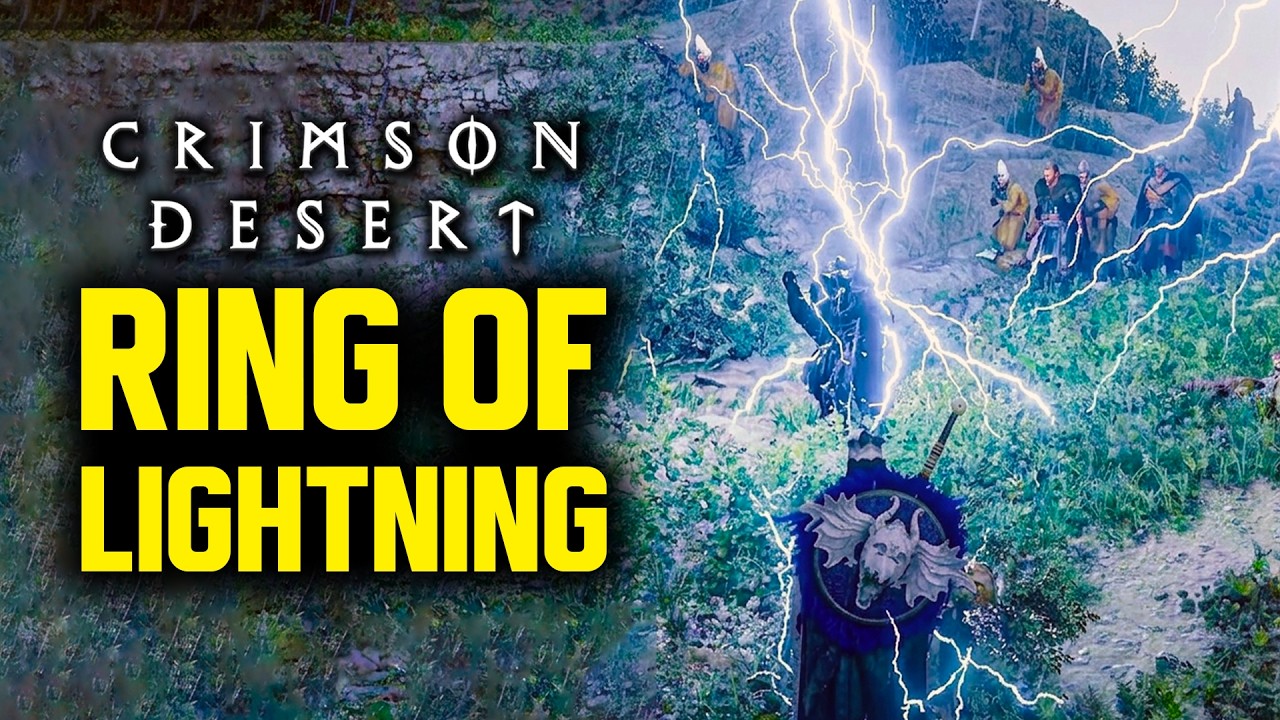 Crimson Desert - How to Get & Use Lightning Strike (Ring Of Lightning)